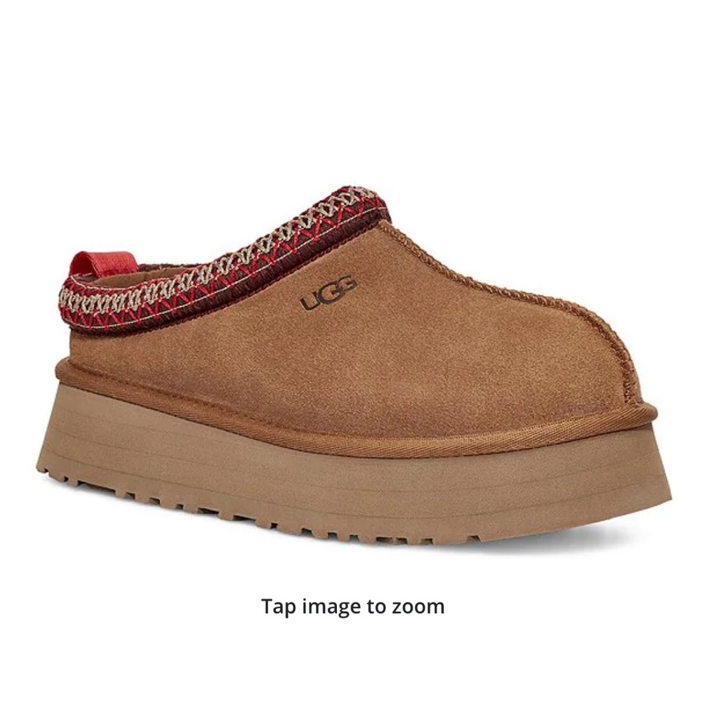 UGG® Tazz Suede Platform Slipper Clogs